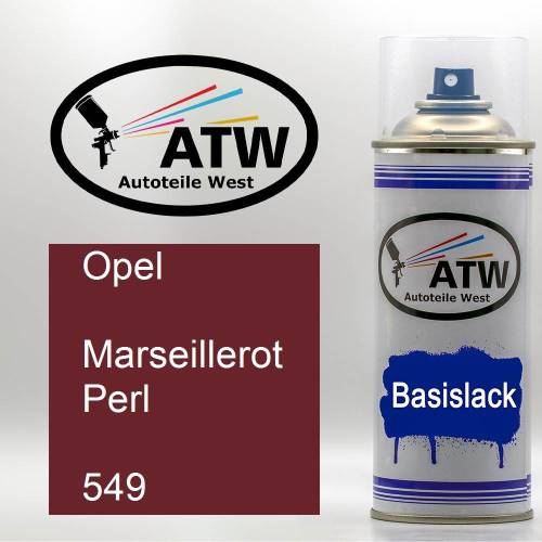 Opel, Marseillerot Perl, 549: 400ml Sprühdose, von ATW Autoteile West.